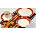 KC-00058 Haonai atacado 16 pcs cerâmica dinnerware conjunto